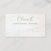 Signaturskript Weißholzvorgebläse Anzeigetümmel Visitenkarte (Vorderseite)