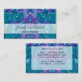 Signaturskriptkalligraphie Moderner Opuletstein Visitenkarte (Vorne/Hinten)