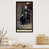 Signed Card of General Winfield Scott 1858 Poster (Küche)