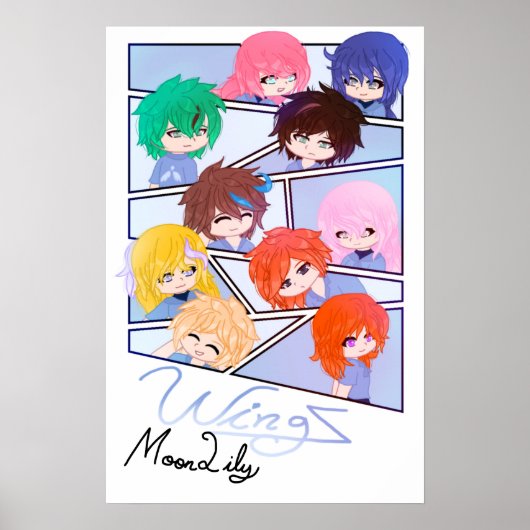 Signed Wingz Official Poster (Matte) (Vorne)