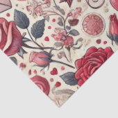 Signed with a Rose Seidenpapier (Ausschnitt)