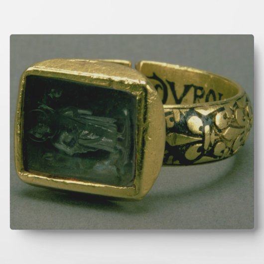 Signet Ring von König Louis IX von Frankreich (St. Fotoplatte (Vorderseite)