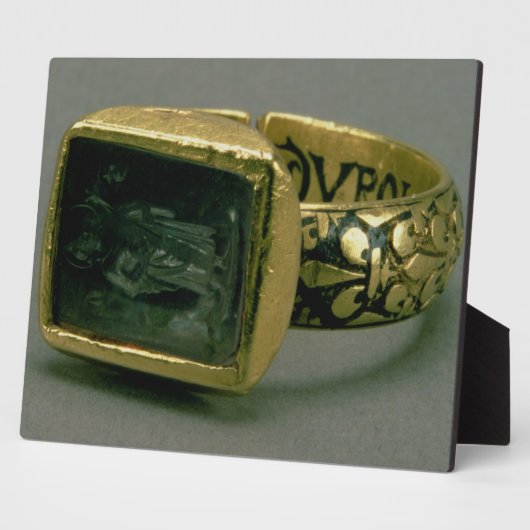 Signet Ring von König Louis IX von Frankreich (St. Fotoplatte (Seite)