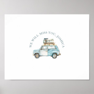 Signierbares Schreiben auf dem Party "Auf Wiederse Poster