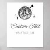 Signieren des benutzerdefinierten Text-Party für d Poster (Vorne)