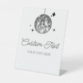 Signieren des benutzerdefinierten Text-Party für d Sockelschild (Vorderseite)