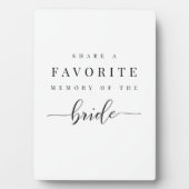 Signieren eines personalisierten Brautparty - Spei Fotoplatte (Vorderseite)