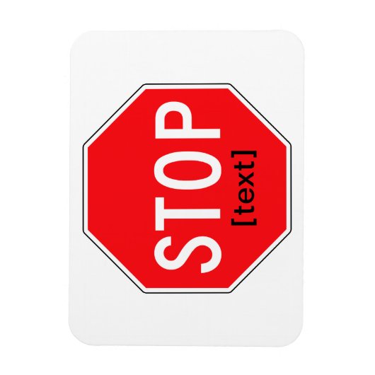 Signieren für eine Ursache Magnet (Vertikal)