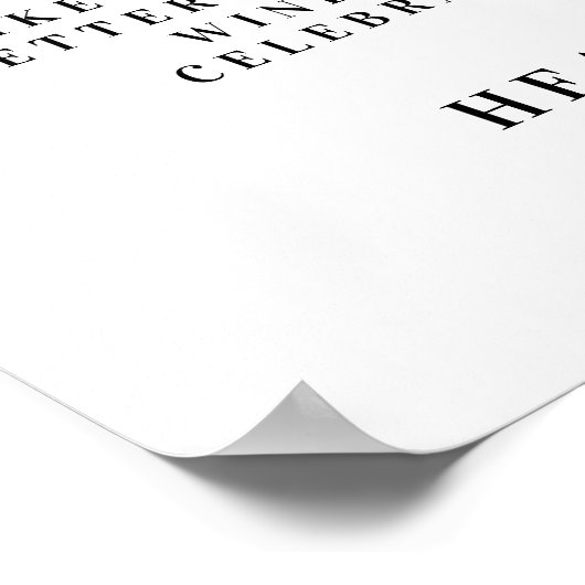 Signieren Sie das Wine Meilenstein Gästebuch Hochz (Ecke)