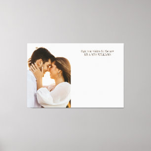 Signieren Sie Ihre Wünsche Foto Wedding Gästebuch