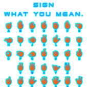 Signieren Sie, was Sie Gemein signieren T-Shirt