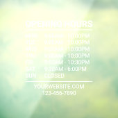 Signieren von Website-Telefonfenstern in White Sto Fensteraufkleber (Blatt 3)