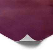 Signierter High-Poly-Winterrosen-Kunstdruck Poster (Ecke)