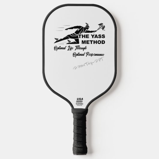 Signierter Pickleball-Racket Pickleball Schläger (Vorderseite)