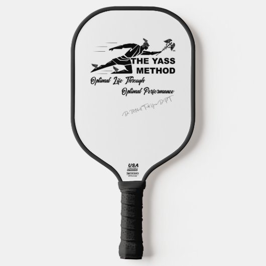 Signierter Pickleball-Racket Pickleball Schläger (Rückseite)