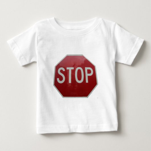 Signierung beenden baby t-shirt (Vorderseite)