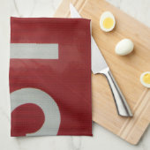 Signierung beenden geschirrtuch (Viertel Falte)