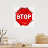 Signierung beenden poster (Küche)