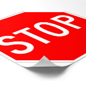 Signierung beenden poster (Ecke)