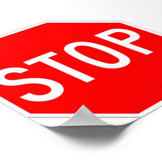 Signierung beenden poster (Ecke)