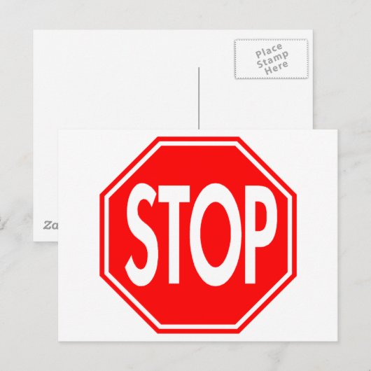 Signierung beenden postkarte (Vorne/Hinten)