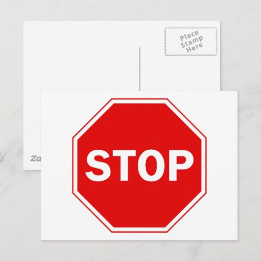 Signierung beenden postkarte (Vorne/Hinten)