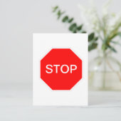 Signierung beenden postkarte (Stehend Vorderseite)