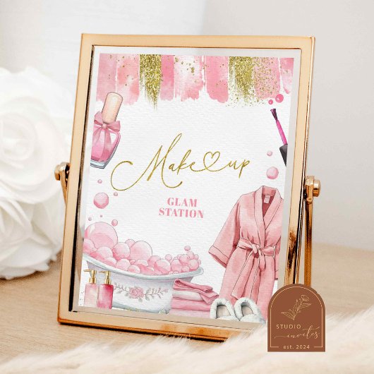 Signierung für Abschnitt Wellness-Center erstellen Poster