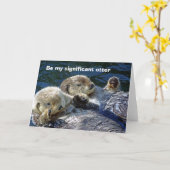 Signifikante Otterkarte Karte (Gelbe Blume)