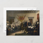 Signing of the Declaration of Independence Postkarte (Vorne/Hinten)