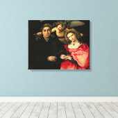 Signor Marsilio Cassotti und seine Ehefrau Faustin Leinwanddruck (Insitu (Holzboden))