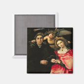 Signor Marsilio Cassotti und seine Ehefrau Faustin Magnet (Vorderseite/Rückseite)