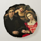 Signor Marsilio Cassotti und seine Ehefrau, Rundes Kissen (Rückseite)