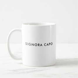 Signora Capo | Boss Lady | Italienische Tasse