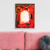 Signs From The Children Leinwanddruck (Insitu (Wohnzimmer))