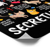 Signs That You Are Secretly A Cat  Poster (Ecke)