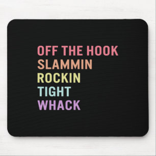 Signsprache Off Hook ASL Slang T-Shirt Deaf Awaren Mousepad