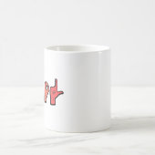 Signsprache Word ASL - Deaf Culture Kaffeetasse (Mittel)