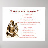 Sigrdrifas Gebet-Poster Poster (Vorne)