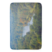 Sigulda Herbst im Tal des Flusses Gauja Badematte (Vorderseite Vertikal)