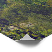 Sigulda Herbst im Tal des Flusses Gauja Poster (Ecke)