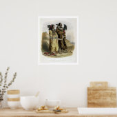 Sih-Chida and Mahchsi-Karehde, Mandan Indians, pla Poster (Küche)