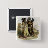 Sih-Chida und Mahchsi-Karehde, Mandan Button (Vorne & Hinten)