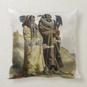 Sih-Chida und Mahchsi-Karehde, Mandan Kissen