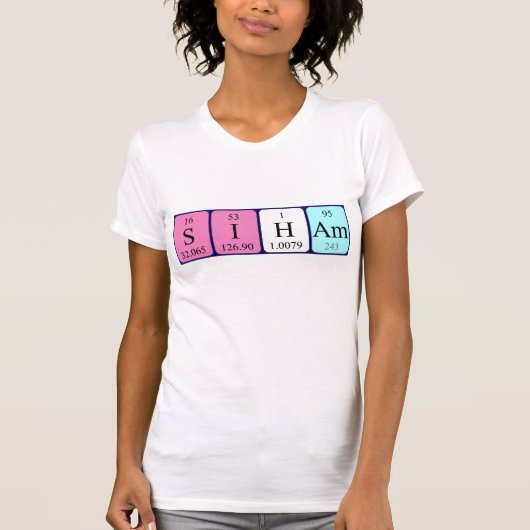Siham Periodenname Shirt (Vorderseite)