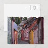 Sihgisoara,päinierte Häuser Postkarte (Vorne/Hinten)