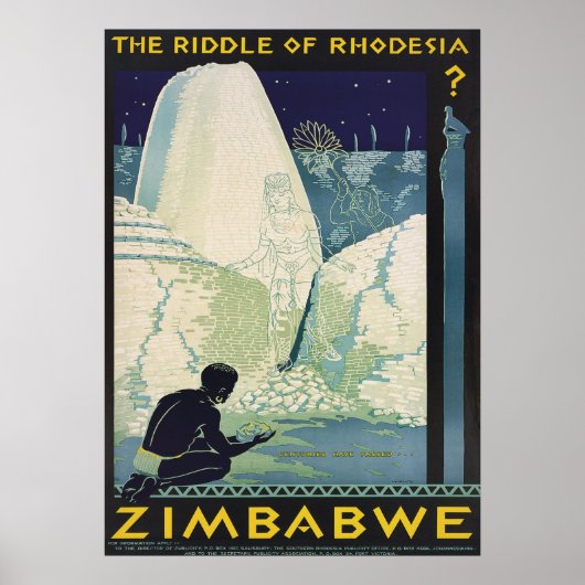 SIIMBABWE POSTER (Vorne)