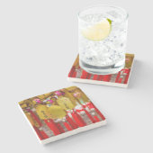 Sik Sik Yuen Wong Tai Sin Tempel Steinuntersetzer (Seitenansicht)