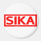 Sika-Briefmarke Magnet (Vorne)