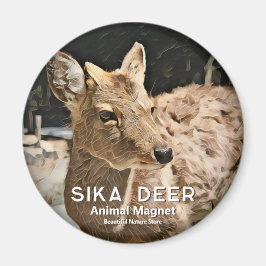Sika Deer Magnet